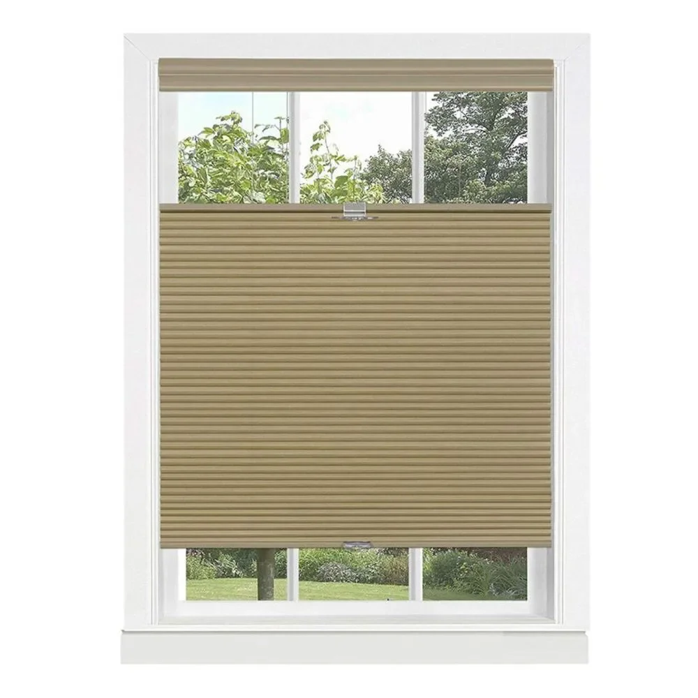 Cordless Window Blinds Cellular Top-Down Bottom-Up Honeycomb Pleated 3/8